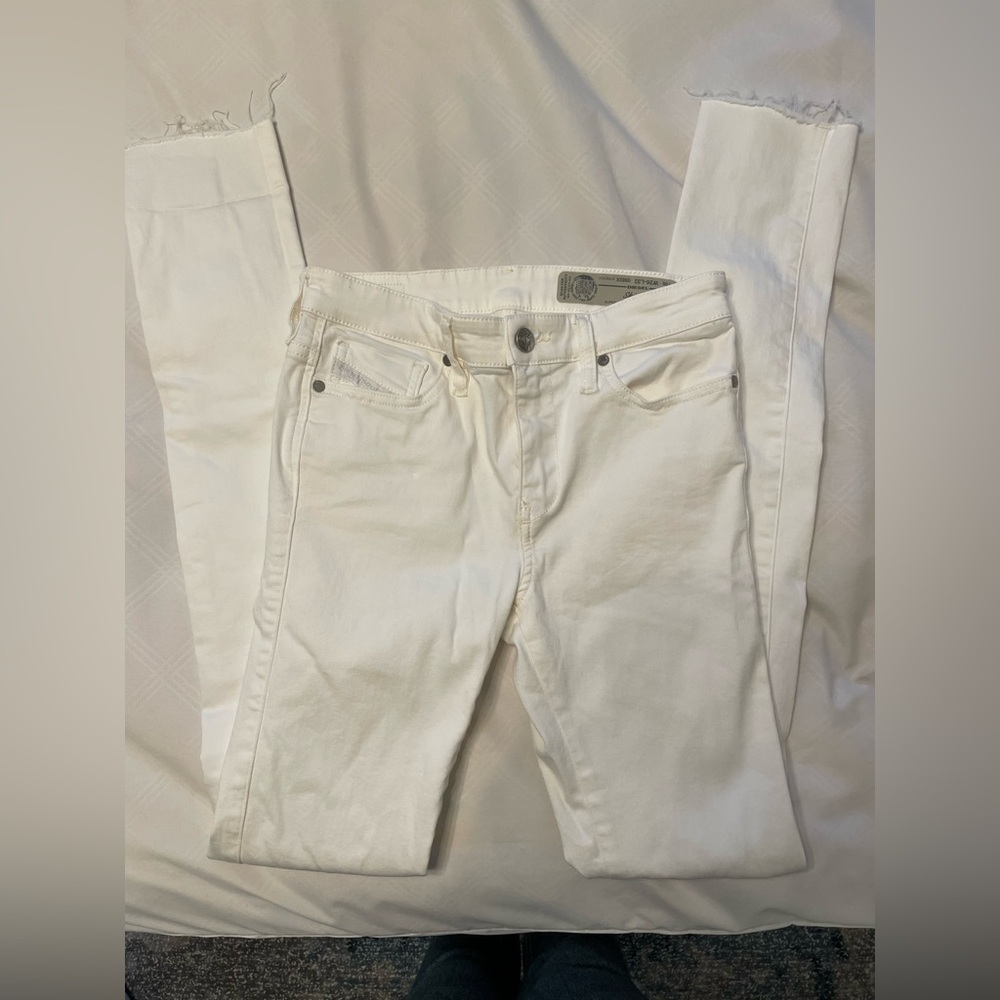 Diesel White Skinny Jeans